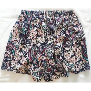 Xhilaration | Floral & Paisley Culotte